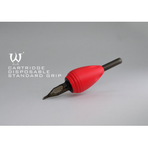 Держатель одноразовый силиконовый AVA 30 мм ADG005-Red